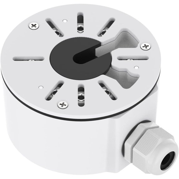 Universal Waterproof Camera Junction Box, Metal Electric Enclosure, Outdoor Camera Cover, Base Junction Box for CCTV Cameras, Bullet Security Mount Bracket High Cable
