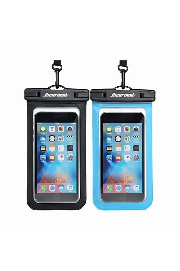 Universal Waterproof Case, Waterproof Phone Pouch Compatible for iPhone 16 15 14 13 Pro Max XS Plus Samsung Galaxy S22 Cellphone Up to 8.3", IPX8 Cellphone Beach Bag for Travel - 2 Pack