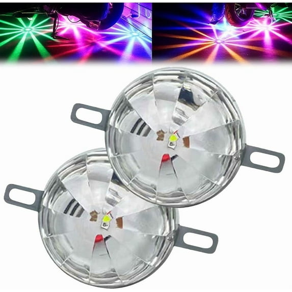 Universal Waterproof LED Chassis Lights, 12v LED Watermelon Lights for Trucks Offroad Motorcycle Electric Vehicles Chassis Light, Automotive Accent Multicolor Neon Lighting Underglow Kit(2pcs)