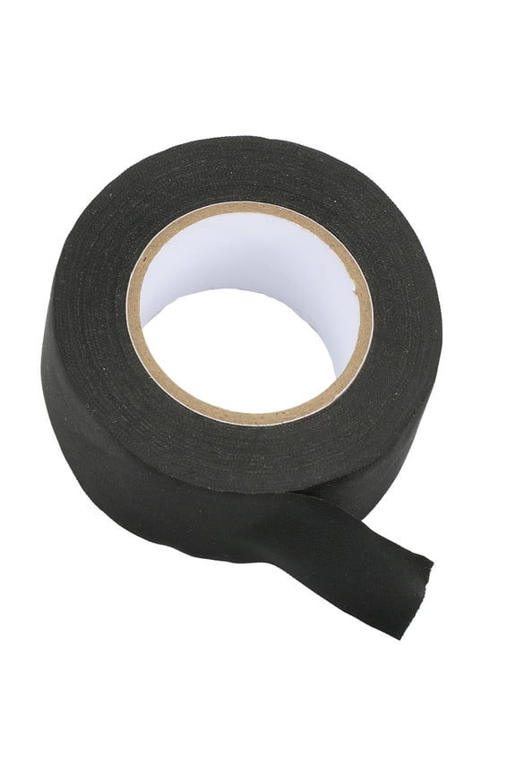 Universal Weatherstrip Car Tarpaulin Repair Tape Tent Awning Tape 1.18"x49.21ft Polyester Black 1pc