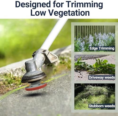 Universal Weed Eater Head, Easy Load String Trimmer Head Replacement Weed Wacker Head for Echo, Ego, Dewalt, Stihl, and Husqvarna, Includes 12pcs 1FT-0.095" Trimmer Line