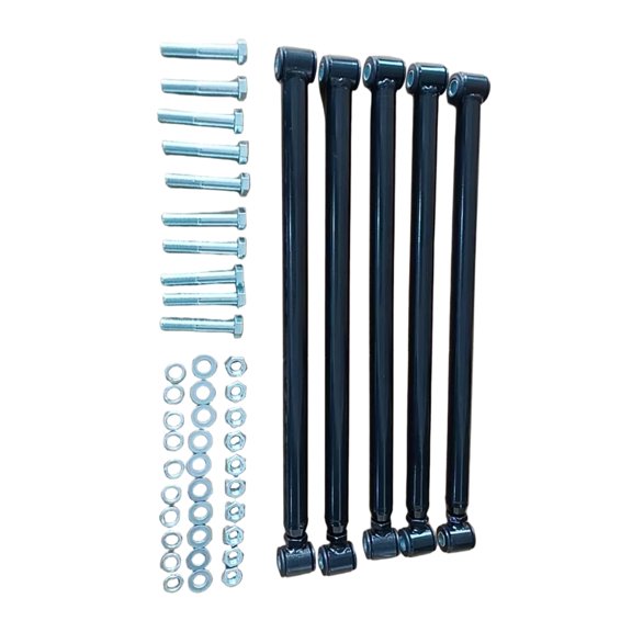 Universal Weld-On Rear 4 Link Suspension Kit,4 Heavy-Duty 24" Steel Bars (1.3" Outer Diameter)