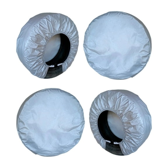 Universal Wheel Covers Set Of 4 Weatherproof Design 21-32 Inch Tire Protection