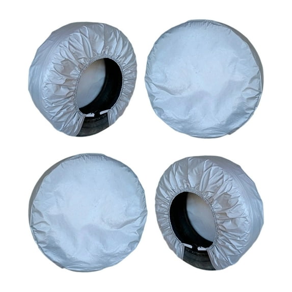 Universal Wheel Covers Set Of 4 Weatherproof Design 21-32 Inch Tire Protection
