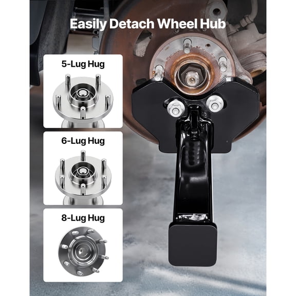 Universal Wheel Hub Bearing Removal Tool Kit Compatible with 5 6 8 Lug Axle Bolt Hubs Puller Buster with Nuts Washers for Sedan SUV Truck