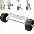 thumbnail image 1 of Universal Wheel Kit for Outdoor Propane Patio Heaters, Easy To Install and Maneuver, Allowing Smooth Movement, Compatible with Most Commercial and Residential Heater Models, 1 of 5