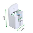 thumbnail image 1 of Universal White Air Conditioner Remote Control Holder Wall Mounted Box Storage, 1 of 1