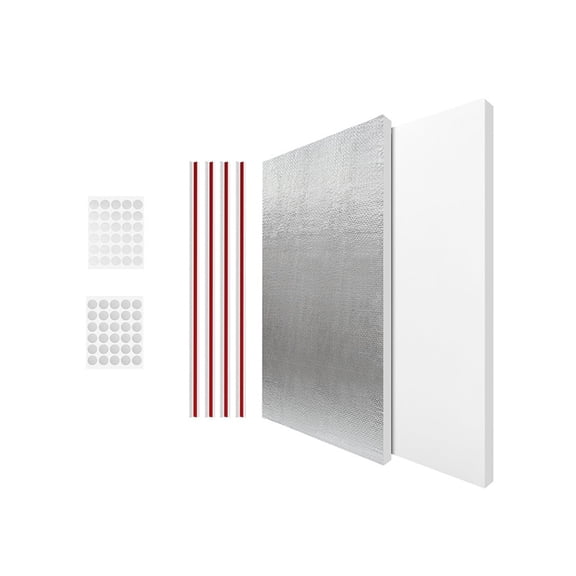 Universal Window Air Conditioner Insulator Kit Side Insulated Foam Panel Air Conditioner Accessories Easy to Install
