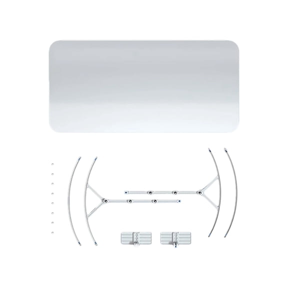 Universal Window Air Conditioner Wind Deflector, Adjustable AC Wind Shield Baffle Cover, Anti-Direct Wind Stopper for Household Indoor Use