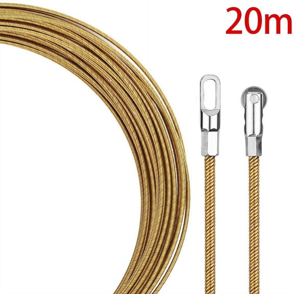 Universal Wire Lead Threading Device Tool, Fish Tape Cable Puller, Cable Fishing Tools, Puller Set Magnetic Cable Fishing Tools, Electrical Spring Hidden Wire Threader