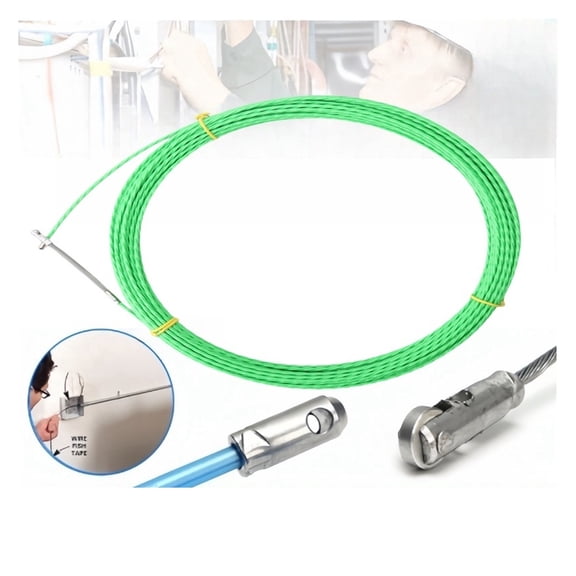 Universal Wire Threading Device 5-30M Spring Rope Pulling Device With Pulley Fish Tape Wire Puller Through Wall Wire Threader ,Widely Applications