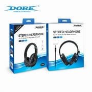 Universal Wired Gaming Headset with Dual-Sided Microphone - Compatible with PS4/Slim/Pro, Xbox One S/X & Switch | Over-Ear Stereo Sound, Noise-Canceling Mic, Adjustable Headband for All Consoles