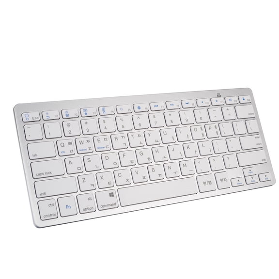 Universal Wireless Bluetooth Keyboard Ultra Slim Korean for Tablets Mobile Phones