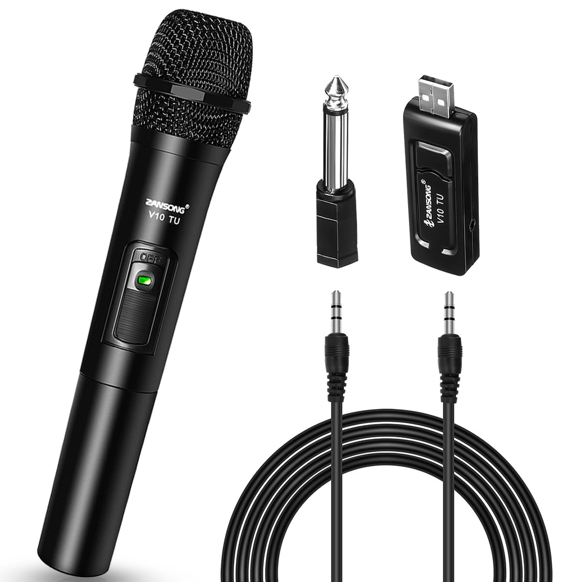 Universal Wireless Microphone Kit, Handheld Dynamic Microphone Wireless