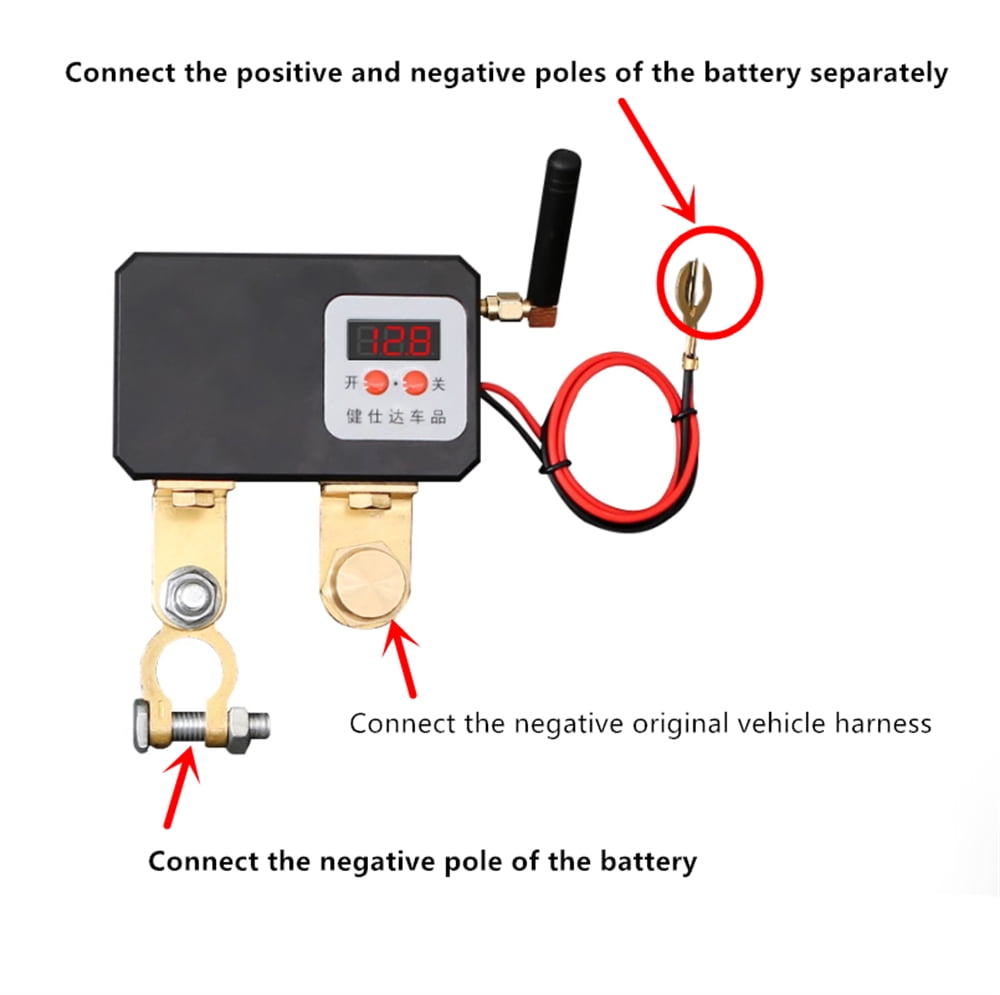 Universal Wireless Remote Control Button / automatic Control 12v Car ...
