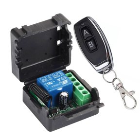 Universal Wireless Remote Control Receiver Relay Module, 12V DC, 315/433MHz RF Transmitter for Smart Home Automation