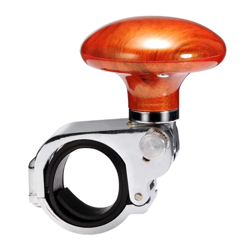 Universal Wood Grain Vehicle Steering Wheel Spinner Knob for Easy Turning