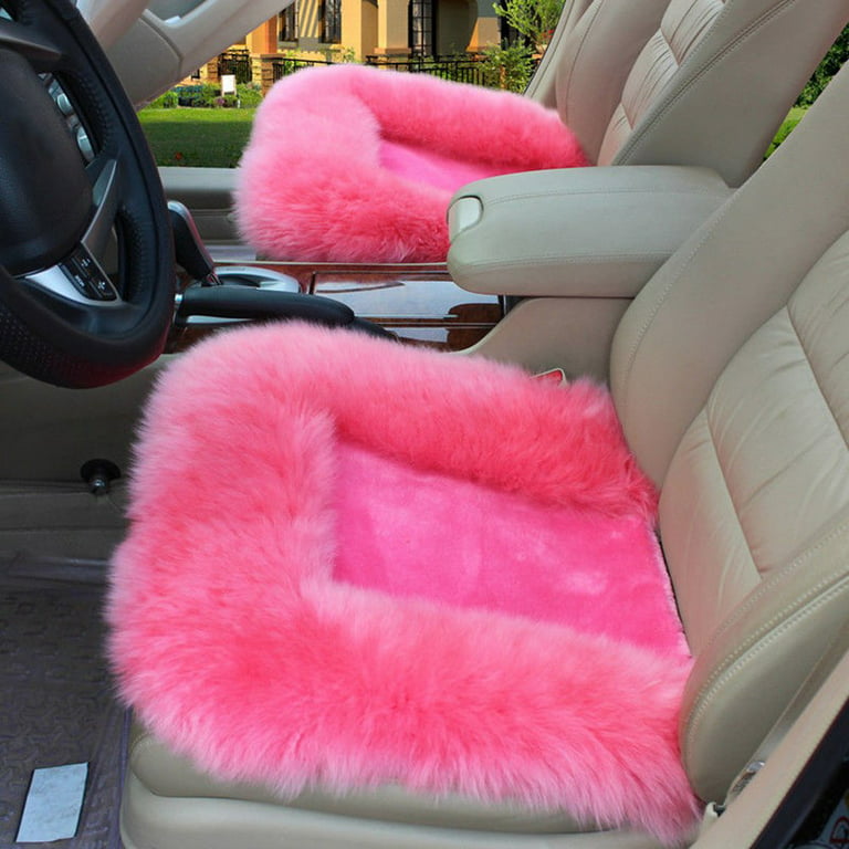 Car Seat Cover Front Rear Cushion Universal Winter Warm Seat Mat Accessories