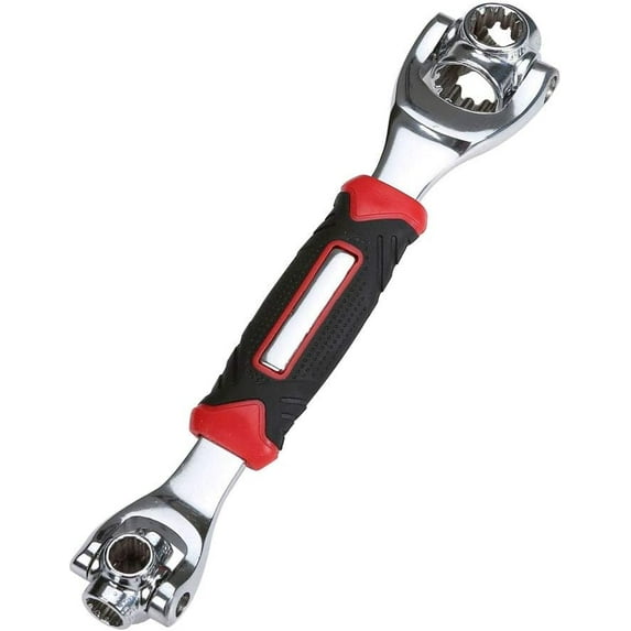 Universal Wrench 48 in 1 Socket Wrench, Flexible Multi Functional Dog Bone with 360 Degree Rotating Head