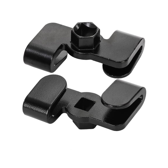 Universal Wrench Extender Breaker Bar and Offset Extension Wrench Adapters, Wrench Extender for 1/2 Inch Drive Breaker Bars/21 mm Hex Drive, Garage Repair, 2pcs