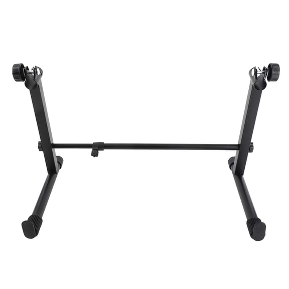 Universal X Style Adjustable Keyboard Piano Stand Riser Heavy Duty Metal Extension Bracket Raising Stand for Dual Tier Electronic Organ Setup (41x31x31 cm / 16.1x12.2x12.2 inches)