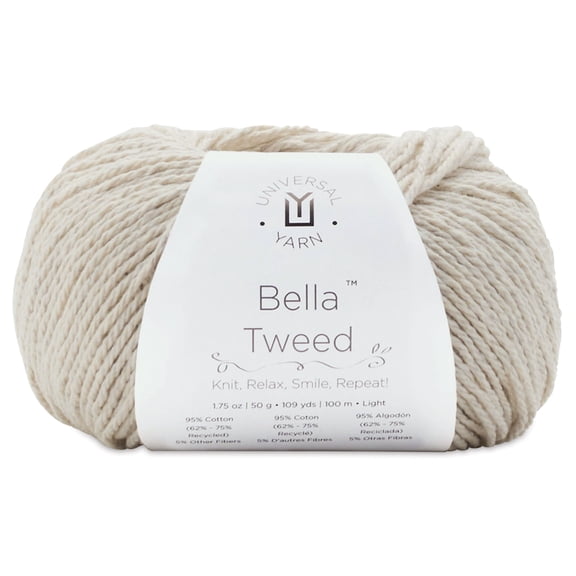 Universal Yarn Bella Tweed Yarn - Offset, 109 yds