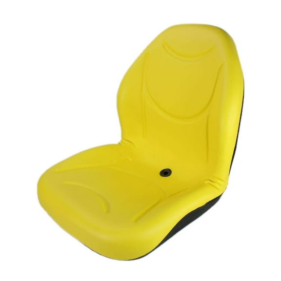 Universal Yellow Vinyl Seat for Many Lawn & Garden, UTV, Tractor & Skid Steer Applications (E-LGT125YL)