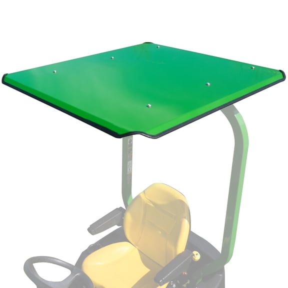 Universal Zero Turn Mower Canopy Steel Sun Shade Roof for ROPS - Green