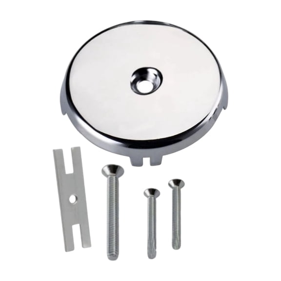 Universal Zincs Alloys Bathtubs Drain Cover Overflows Plate Rustproof Easy Installation