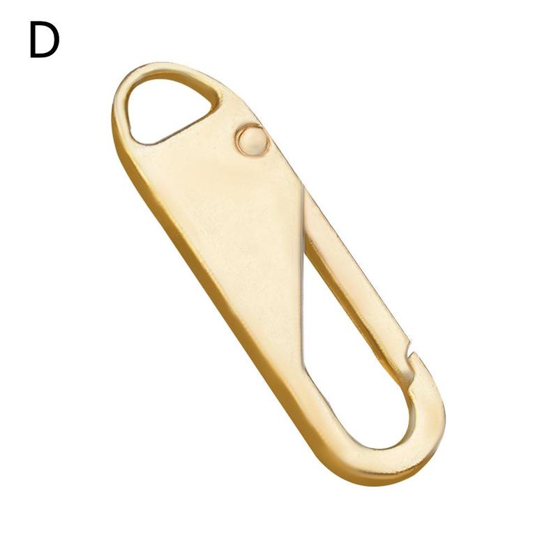 Universal Zipper Pull Tab Replacement Metal Handle Zipper Extender Handle Fixer Zipper Sliders For Backpack Jacket Handbag O2X1
