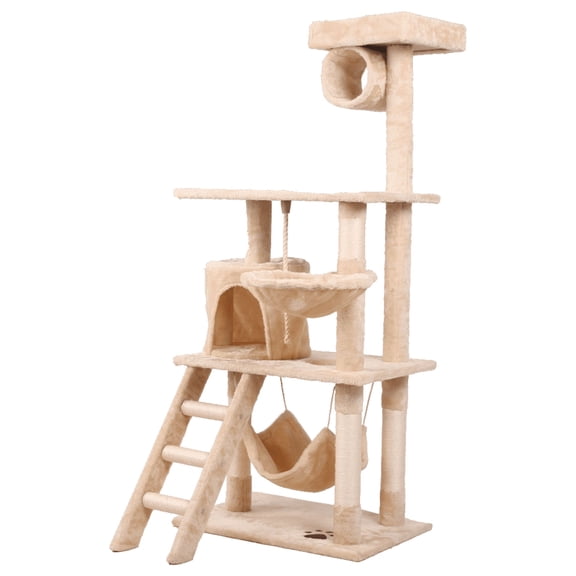 Universal all-in-one climbing frame for cats