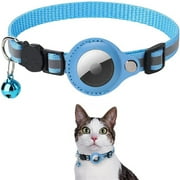 Universal anti-lost Collar for Cats and Dogs, Reflective Pet Collar with bell, used to install Airtag tracker. The Collar Goes not include Airtag tracker, you need to purchase Airtag tracker by yours