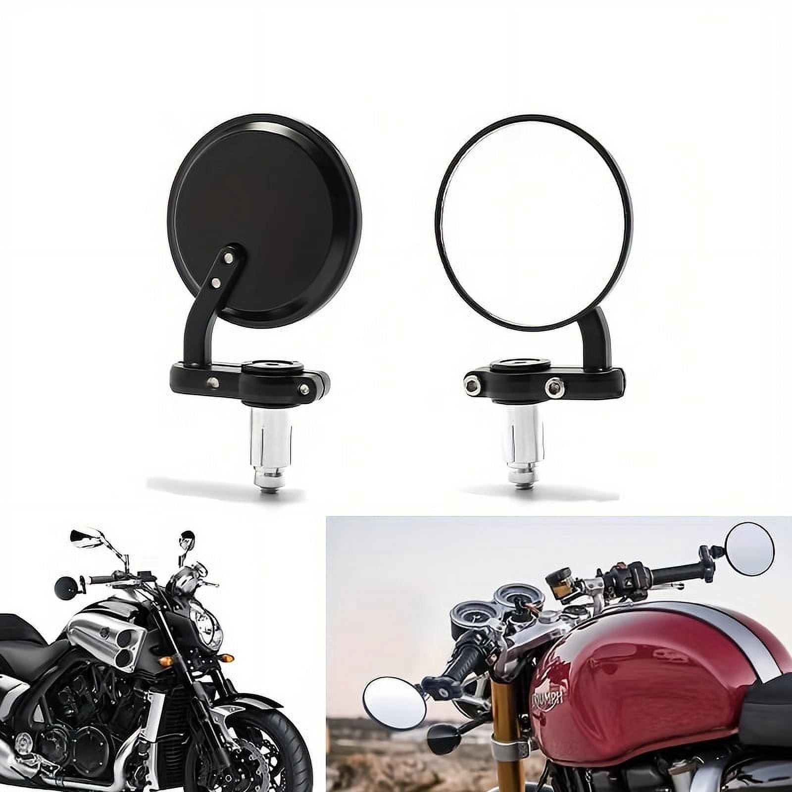 Universal black Harley-style motorcycle/electric vehicle modified rear ...