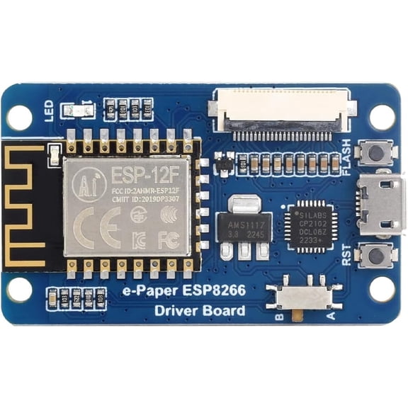 Universal e-Paper Driver Board with WiFi SoC ESP8266 onboard Support Various SPI e-Paper Raw Panels