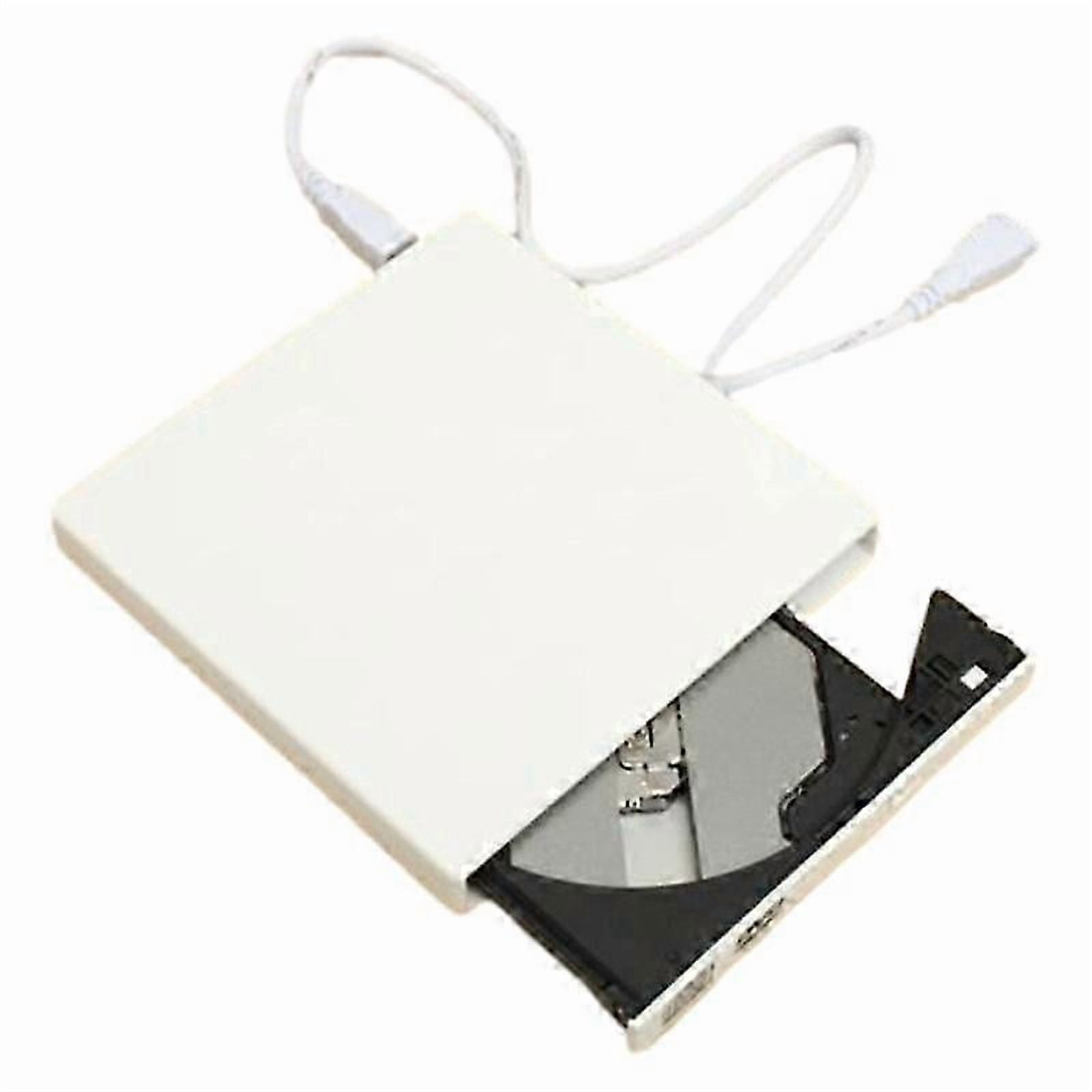 Universal external CD RW burner driverfree DVD CD reader playerWhite ...