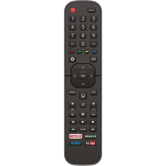 Universal for All Hisense-TV-Remote Compatible with All Hisense 4K LED HD UHD Smart TVs - Not for fire & TV