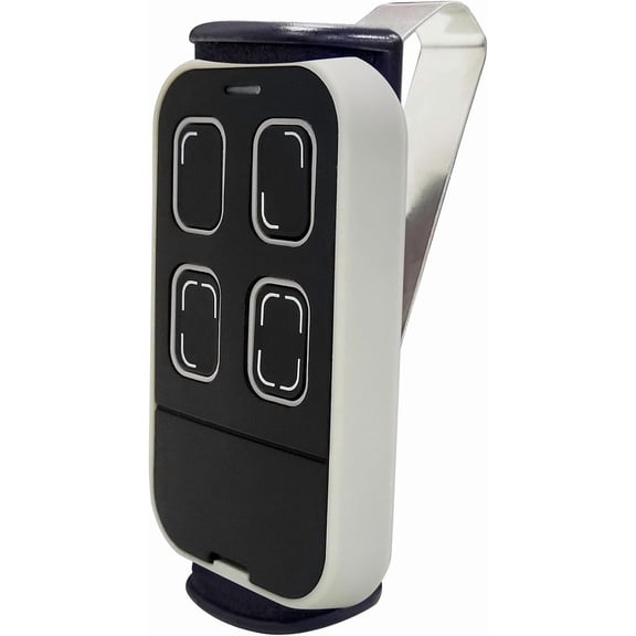 Universal garage door remote control universal door remote control clone programmable learning 4-button multi-frequency 280-868 (gray)