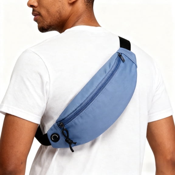 Universal mini waist bag, waterproof sling waist bag, travel, walking, running, hiking, cycling waist bag, outdoor sports bag