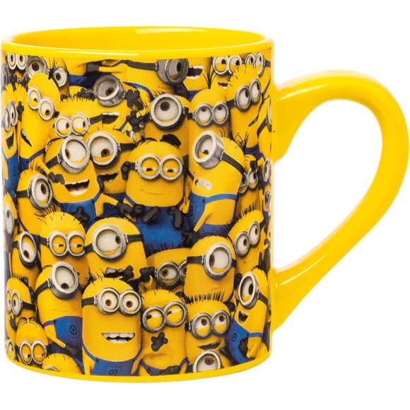 Silver Buffalo Universal's Despicable Me Cluttered Minions Ceramic Coffee Mug, 14 Ounces