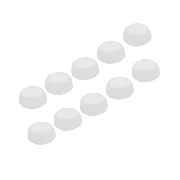 Universal soft silicone flute hole plug repair parts set 10pcs perforated flute accessories can be reused 7x3 mm white