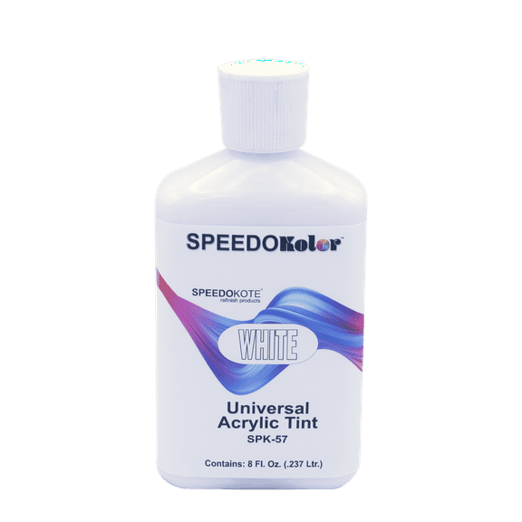 Universal solvent based White tint, use in Primers, Bed Liner, SPK-57, 8 ounces