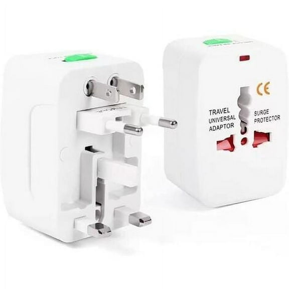 Universal travel adapter, multifunctional universal plug adapter, international 200 countries (France, United States, United Kingdom, and Australia), multifunctional travel adapter G54XZJ0Q90M