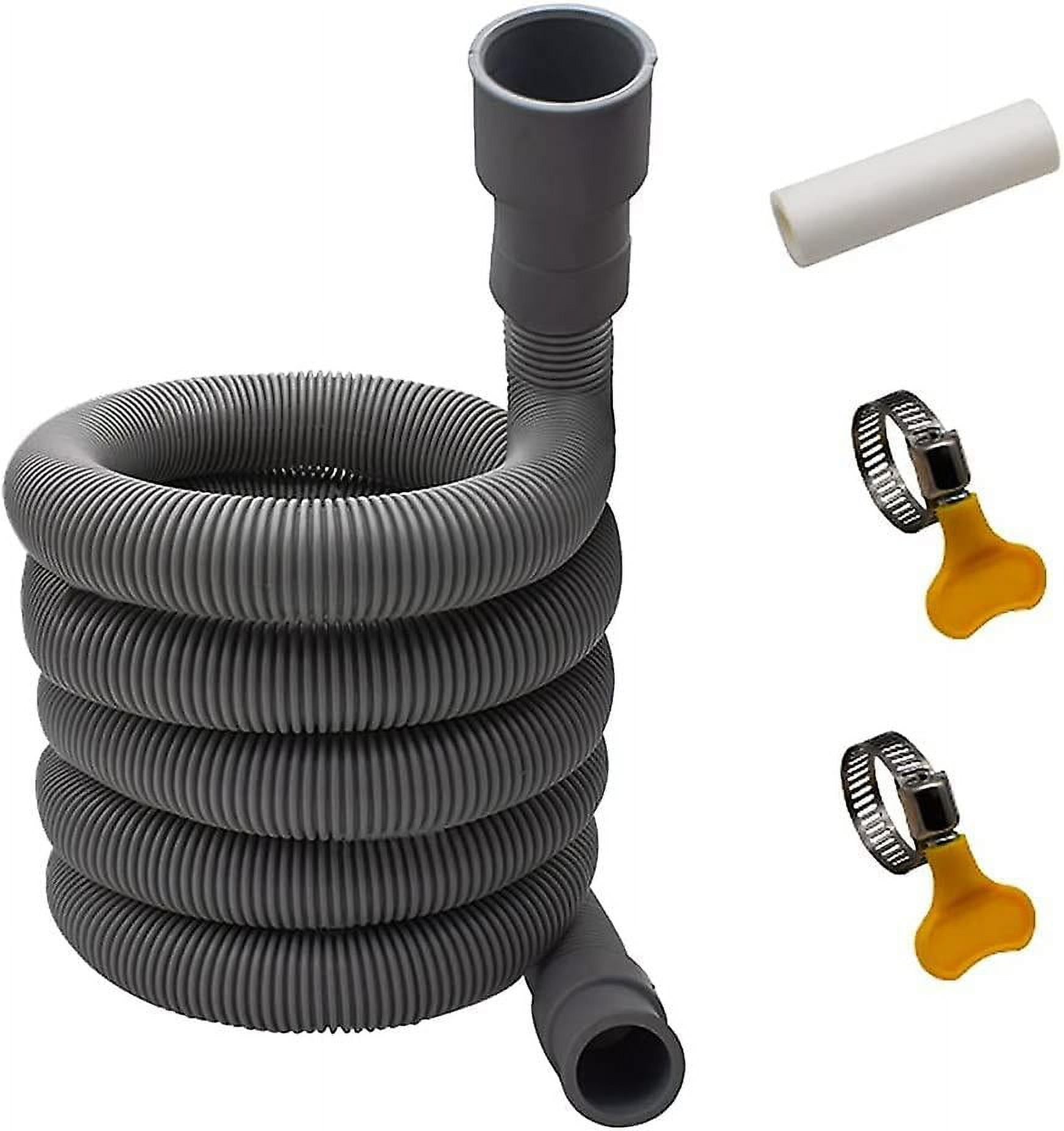 Universal washing machine drain, extendable drain extension kit (3m