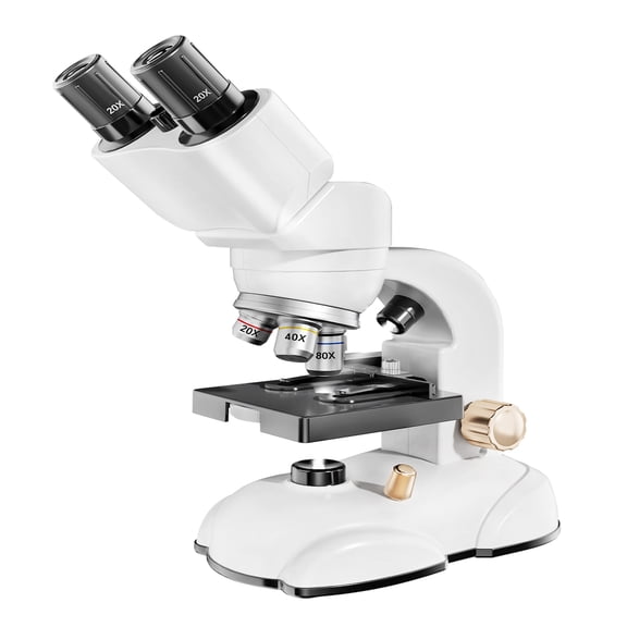 Universalfun Kids Microscope Science Kit, 1600X Binocular Microscope with Dual LED, 4-Color Filter, Phone Adapter & DIY Specimen Kit for Students