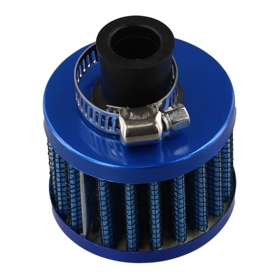 Universality Car Air Filter 12mm For Motorcycle Cold Air Intake High Flow Crankcase Vent Cover Mini Breather Filters Blue