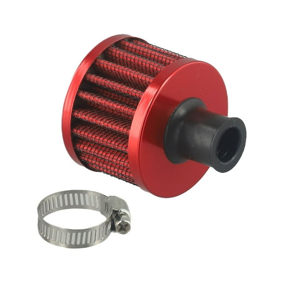 Universality Car Air Filter 12mm For Motorcycle Cold Air Intake High Flow Crankcase Vent Cover Mini Breather Filters