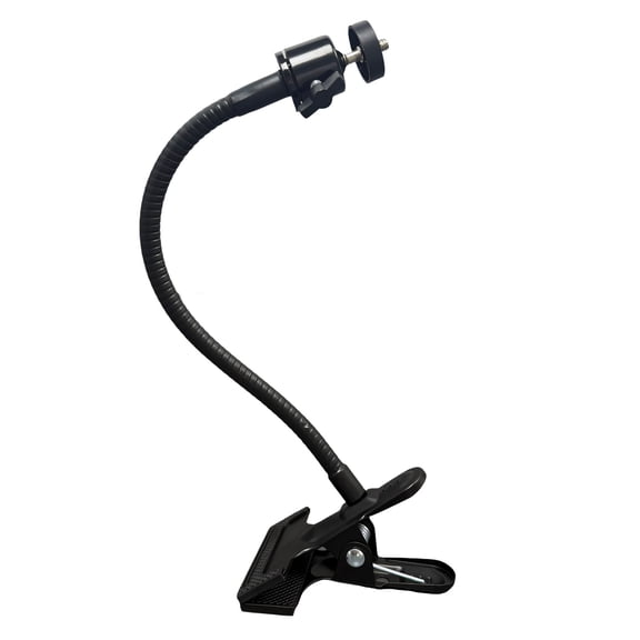 Universally 1/4Inch Thread Clamp Mount For Baby Monitors Action Cameras And Smartphones Adjustable Gooseneck Arm