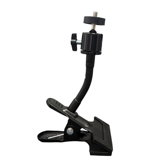Universally 1/4Inch Thread Clamp Mount For Baby Monitors Action Cameras And Smartphones Adjustable Gooseneck Arm