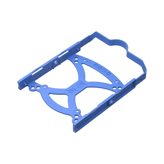 5.25in to 3.5/2.5inch Drive Bay Adapter Disk Mounting Bracket Tray Rails Sled for PC Case Drive Bay Conversion