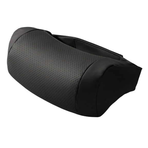 Universally Car Seat Headrest With Ergonomic Design For Neck And Shoulder Comfort constructed From Soft Leather And Cotton